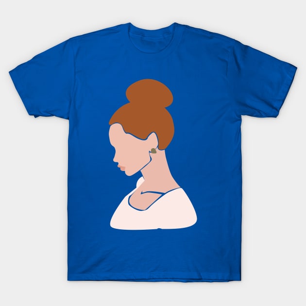 Elegant woman knot T-Shirt by JunkyDotCom